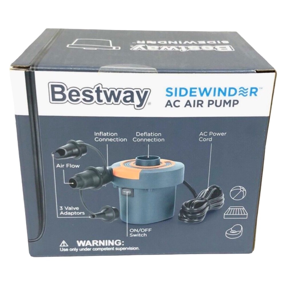 Sidewinder AC Air Pump - Black and Orange - Picture 2 of 5